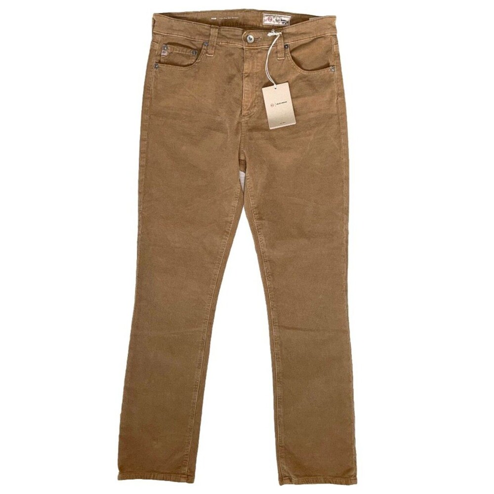 AG Mari Mid Rise Slim Straight Corduroy Pants - Picture 2 of 11